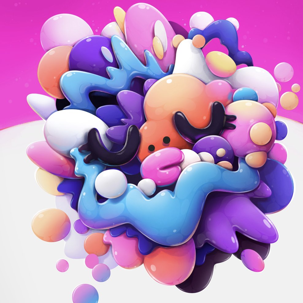 jakeranallo's tweet photo. This illustration style is so incredibly juicy. Must touch 😳

Genius from https://t.co/Nf3AUMg2sT

#3dart #illustration https://t.co/2JVdNgA2R4