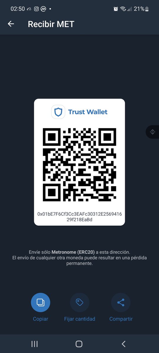 Alvaroplay7's tweet photo. @Metronome_Token 0x01bE7F6Cf3Cc3EAFc30312E256941629f218EaBd 

(Erc20) https://t.co/1QPIsABeaT