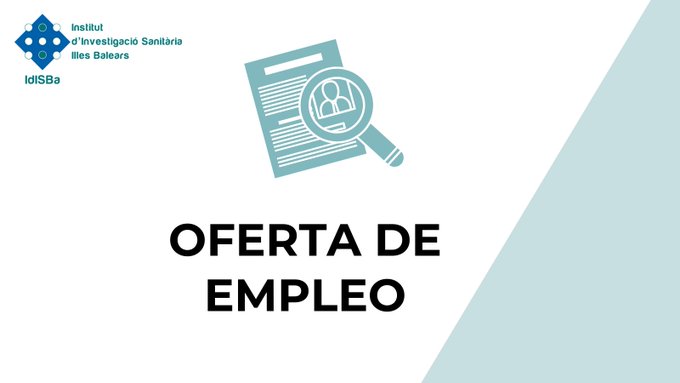 idisbaib's tweet photo. #OfertaDeEmpleoIdISBa
👩🔬👨🔬Contratación investigador/a postdoctoral investigación en patogénesis de la sarcopenia y el retraso del envejecimiento (#FOLIUM - #INTRES, financiado por #illessostenibles).
📆Plazo de presentación: 27jun - 5ago.
▶️🔗: https://t.co/SSuN8RvMMO https://t.co/7IZJEekfWs