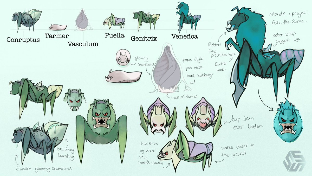 S3_Game's tweet image. Concept art for 'Argutoid'- the aliens you fight in our game!

👾bit.ly/39H0f0Q

#alienconcept #conceptart #gamedev #gaming #creaturedesign