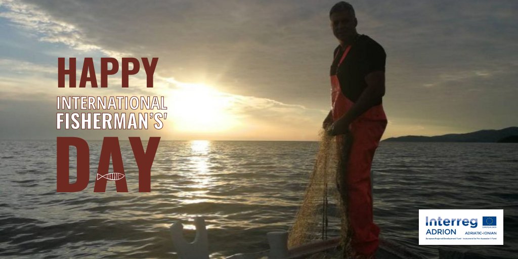 INTERREGADRION's tweet photo. Happy International Fisherman’s Day!
A special thanks to small- scale fishermen for their hard work. Find out a sample of their work in the video created by ARIEL Project: https://t.co/oLQqKYWa6U

#InternationalFishermansday #InterregAdrion #ARIELproject https://t.co/E6QMk6qxQI