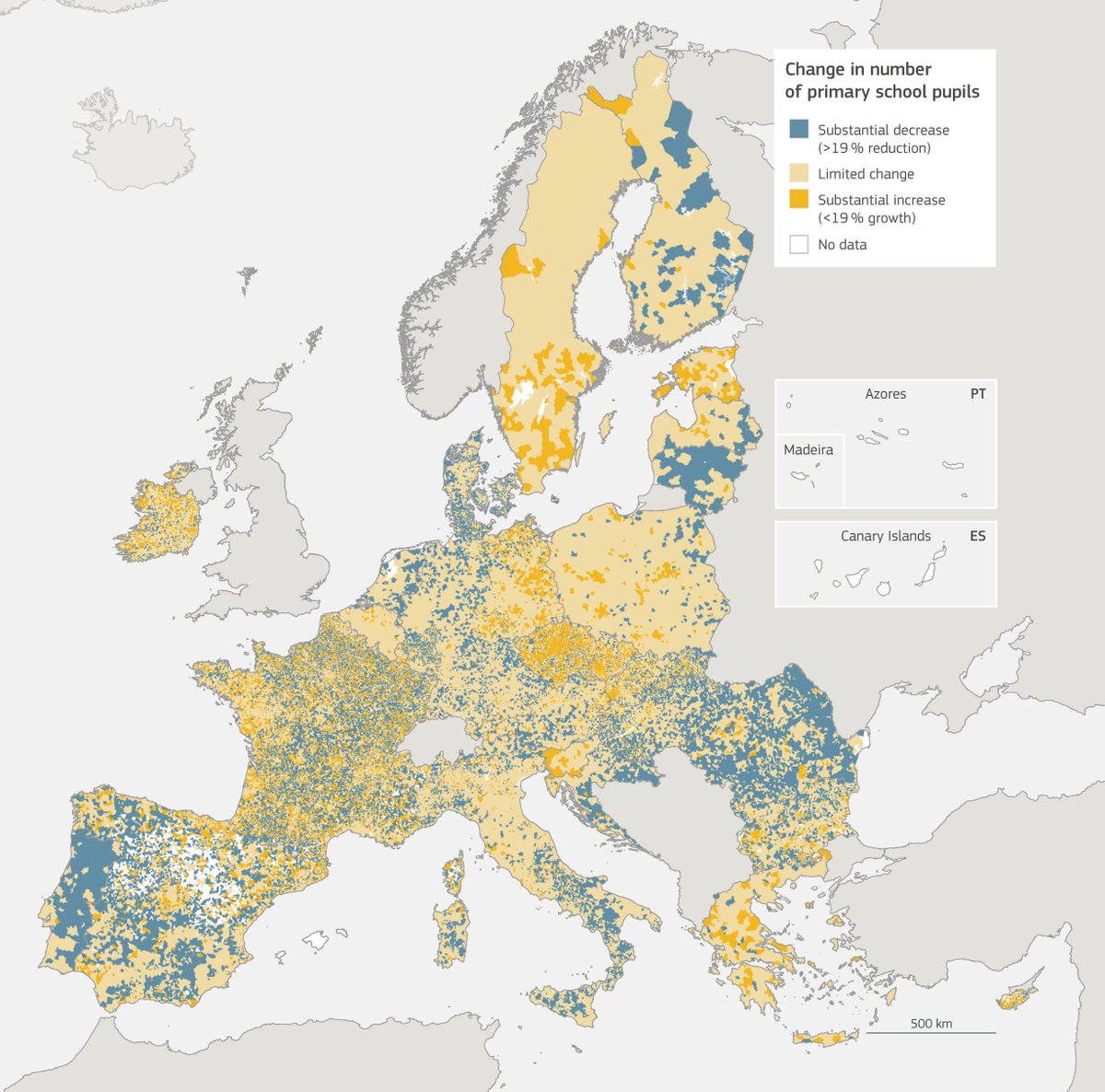 Places with limited access to essential services,  lacking amenities or digital connectivity, with low political engagement, losing population can become a #lonely places.
New report "From lonely places to places of opportunity", <a href="/EU_ScienceHub/">Testing</a> 
op.europa.eu/en/publication…