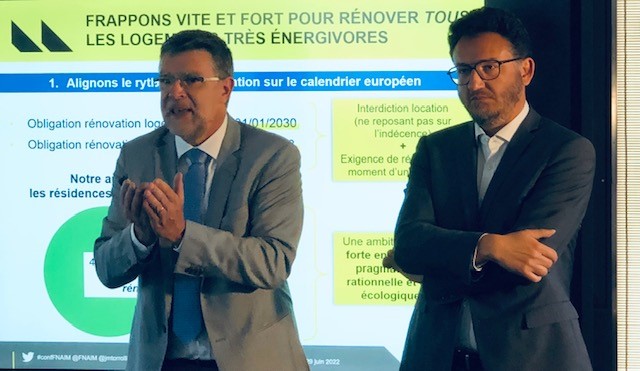 #ConfFNAIM
"La FNAIM appelle à repenser très rapidement la stratégie de rénovation française. Nous demandons un alignement sur la stratégie européenne en rénovant d’ici à 2033 tous les F et G du parc, en prenant en compte les résultats du nouveau DPE" <a href="/jmtorrollion/">Jean-Marc Torrollion</a>