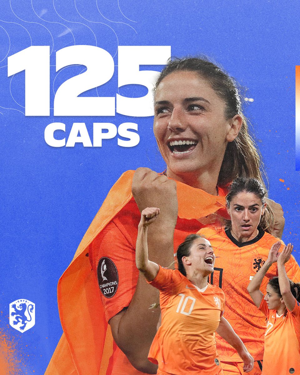 oranjevrouwen's tweet photo. 𝟭𝟮𝟱 𝗰𝗮𝗽𝘀 and counting! 🤩

Van harte gefeliciteerd, @DanielleDonk! 👏 https://t.co/UjUjGQTE2c