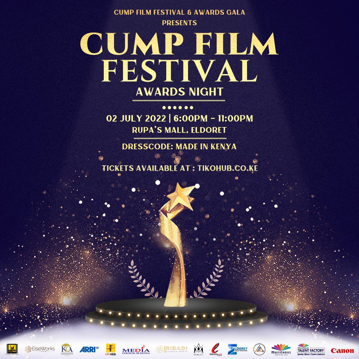 Are you ready for @CumpFestival Awards Gala Night on Saturday??? There will be lots of surprises and lots of awards!!!! Get your tickets from @tiko_hub #whatunitesus #TunaCuMPEldoret