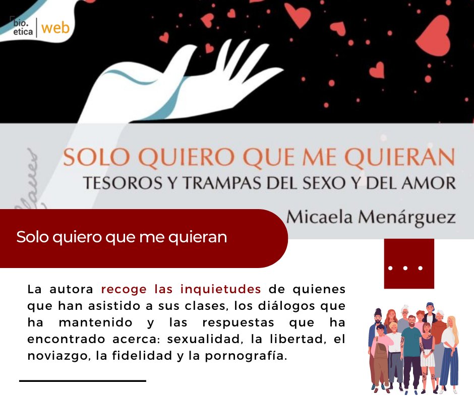 bioeticaweb.com/solo-quiero-qu…
.
.
.
#Amor #TesorosDelAmor #EticaSocial #ConversacionesPrivadas #ErroresYFelicidad #Sexo