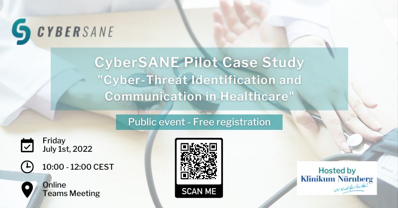 CyberSANE (@cybersaneh2020) on Twitter photo |Event ๐ฅณ| Protecting the #Healthcare sector is one of #CyberSANE's goals ๐ ๐ฏ
Through <a href="/KlinikumNbg/">Klinikum Nรผrnberg</a>'s healthcare #pilot, we can test the #CyberSANE system's capabilitiesโ
Join us on the 1st July for this pilot case study ๐
๐ cybersane-project.eu/cybersane-piloโฆ
#Event #security #H2020 |Event ๐ฅณ| Protecting the #Healthcare sector is one of #CyberSANE's goals ๐ ๐ฏ
Through <a href="/KlinikumNbg/">Klinikum Nรผrnberg</a>'s healthcare #pilot, we can test the #CyberSANE system's capabilitiesโ
Join us on the 1st July for this pilot case study ๐
๐ cybersane-project.eu/cybersane-piloโฆ
#Event #security #H2020