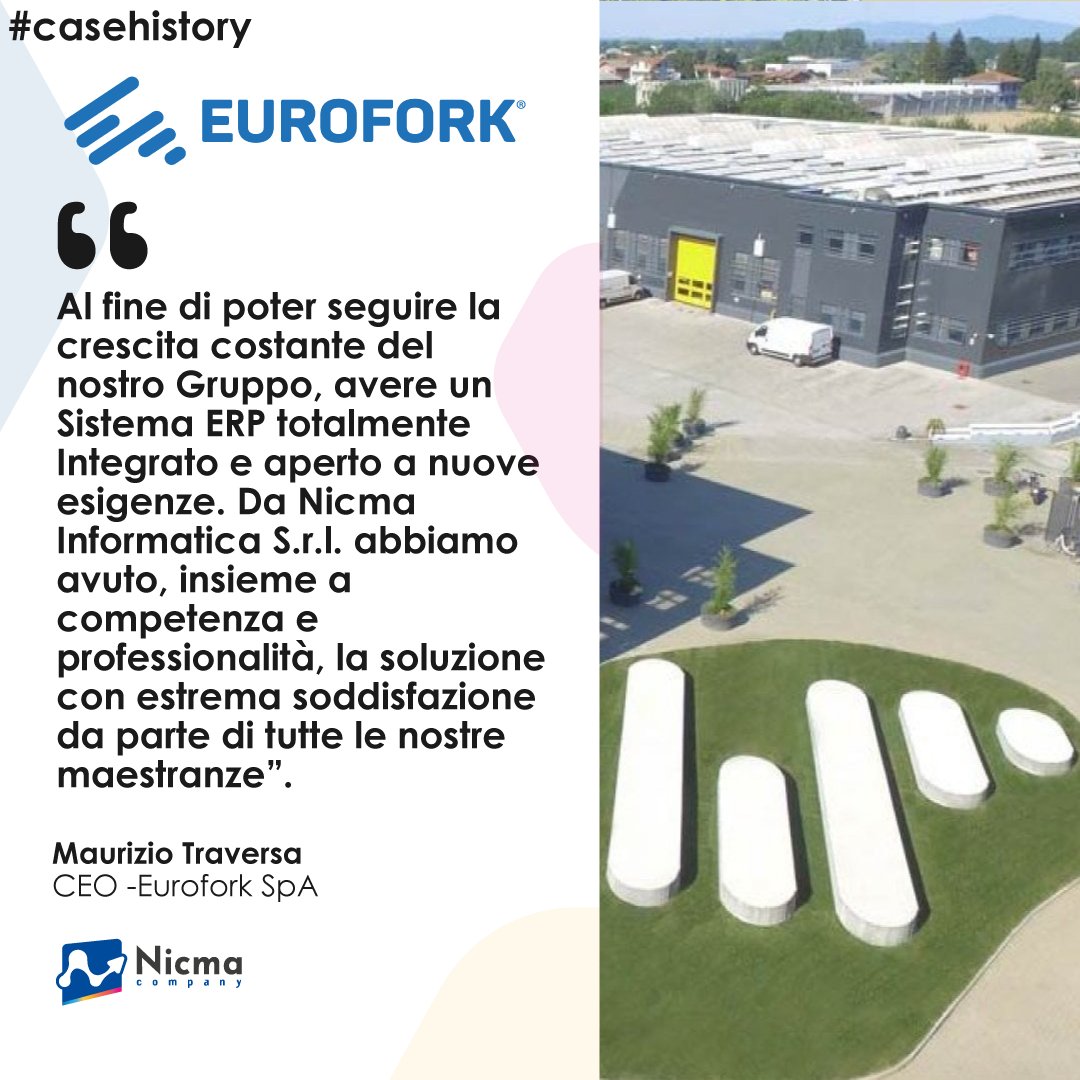 Nicmasrl's tweet photo. Eurofork riconosce il nostro lavoro.

Scorpi di più su Eurofork SpA sul nostro sito. 👩‍💻🧑‍💻

#casehistory #storiedisuccesso #nicma #nicmalatecnologiafattadipersone #endlessinnovation #tecnology #eurofork #euroforkspa https://t.co/O4mERnBLxC