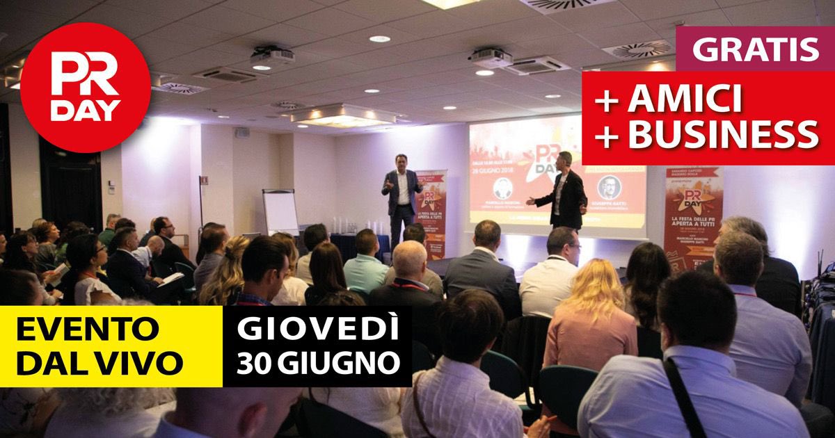 PRNEABBIAMO's tweet photo. - 1 GIORNO A PR DAY
Puoi partecipare anche tu se ti iscrivi, è GRATIS!

Clicca qui e partecipa:
https://t.co/fN5l68BWJB

Un evento gratuito nel quale scoprire come fare PR, utilizzare le relazioni per fare Business, influencers, giornalisti e sopratutto come relazionarsi con loro https://t.co/SjUPd3t6l7