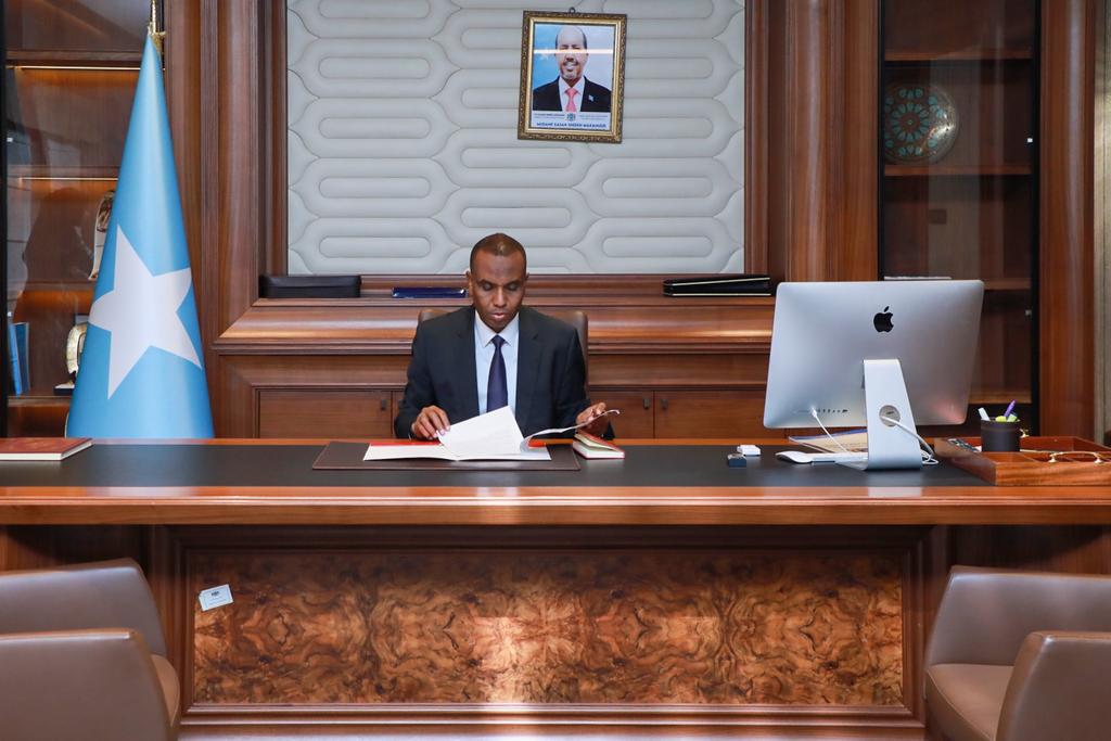 I hope Pime Minister <a href="/HamzaAbdiBarre/">Hamza Abdi Barre</a> will do his best to carry out his responsibilities, honor our wishes, and uphold our collective pride.
