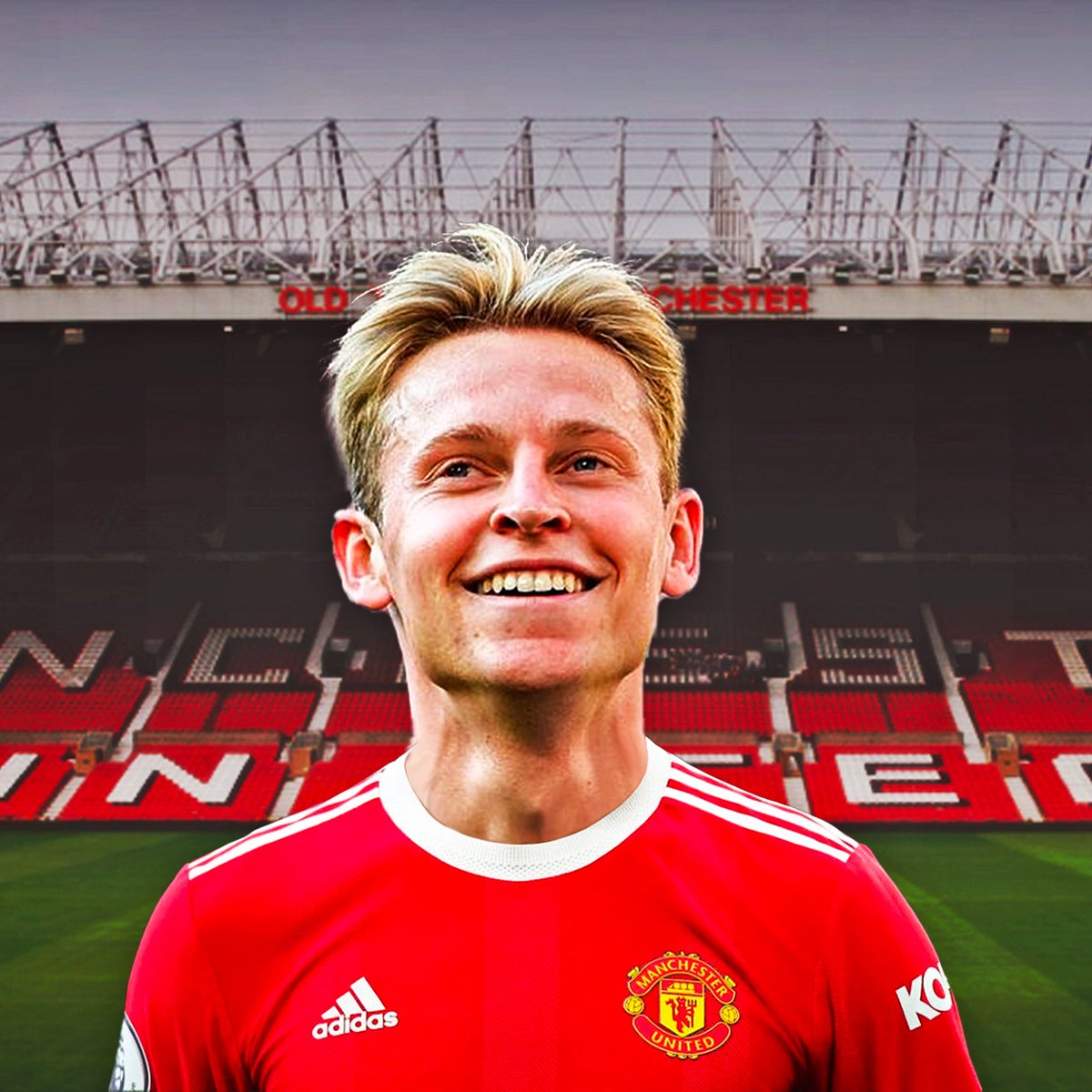 ManUtdMEN's tweet photo. Manchester United have agreed deals in principle to sign Frenkie de Jong from Barcelona and Feyenoord left-back Tyrell Malacia ✍️

#mufc https://t.co/7Bk1nY9Cuj