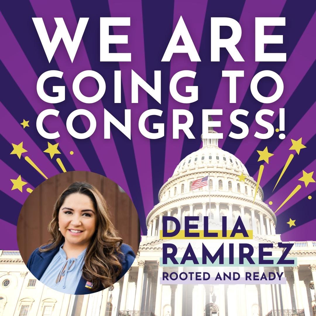 I am overwhelmed with gratitude and I am blessed to be able to share this historic moment with my parents and community. Tonight, the Illinois 3rd Congressional District has spoken-We are Rooted and we are Ready. Thank you for electing me as your Democratic nominee for Congress!