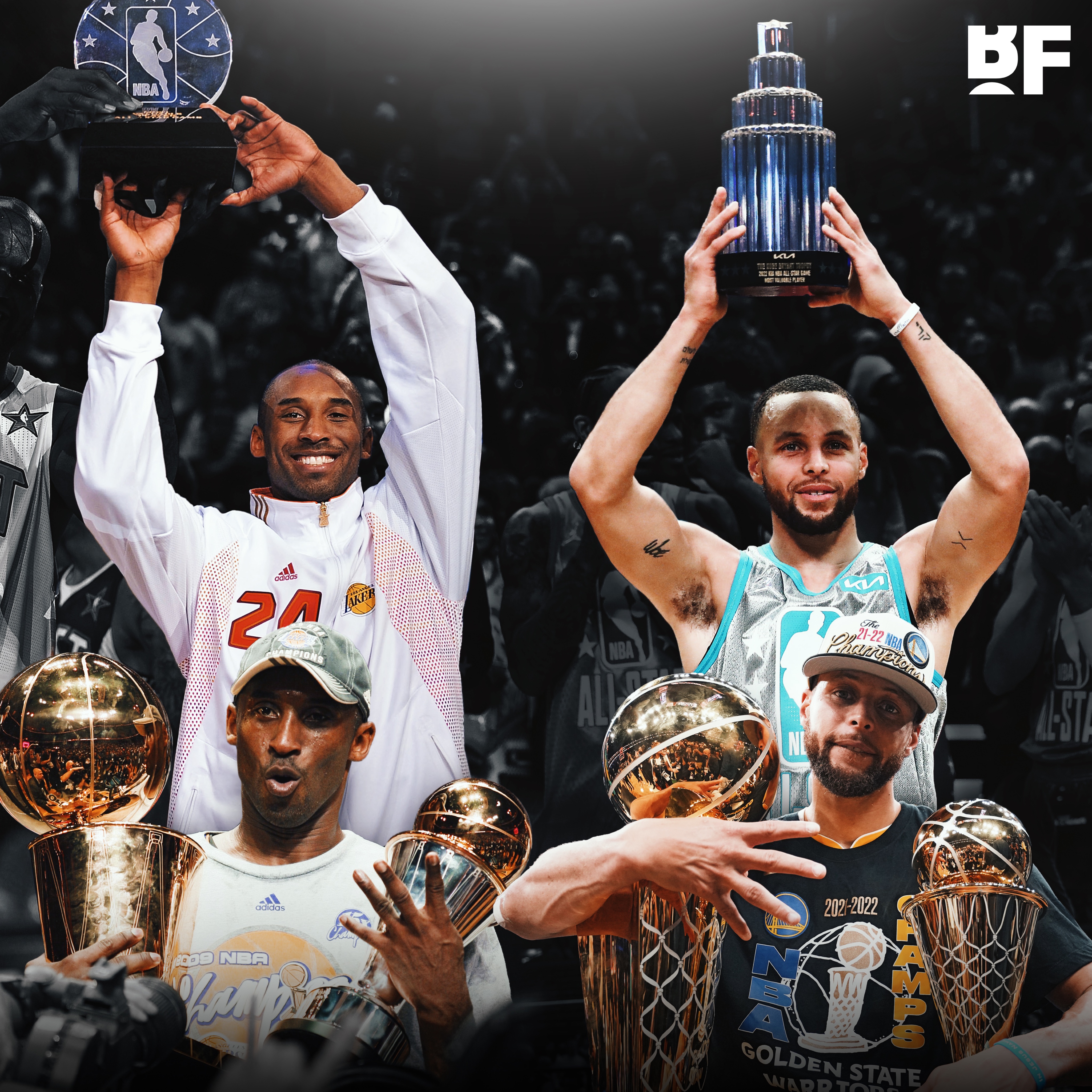 Basketball Forever on X: "Kobe Bryant in Year 13 (2009): 🔸 ASG MVP, won 4th title and FMVP Steph Curry in Year 13 (2022): 🔸 ASG MVP, won 4th title and FMVP https://t.co/lr3Crt8YeF" / X