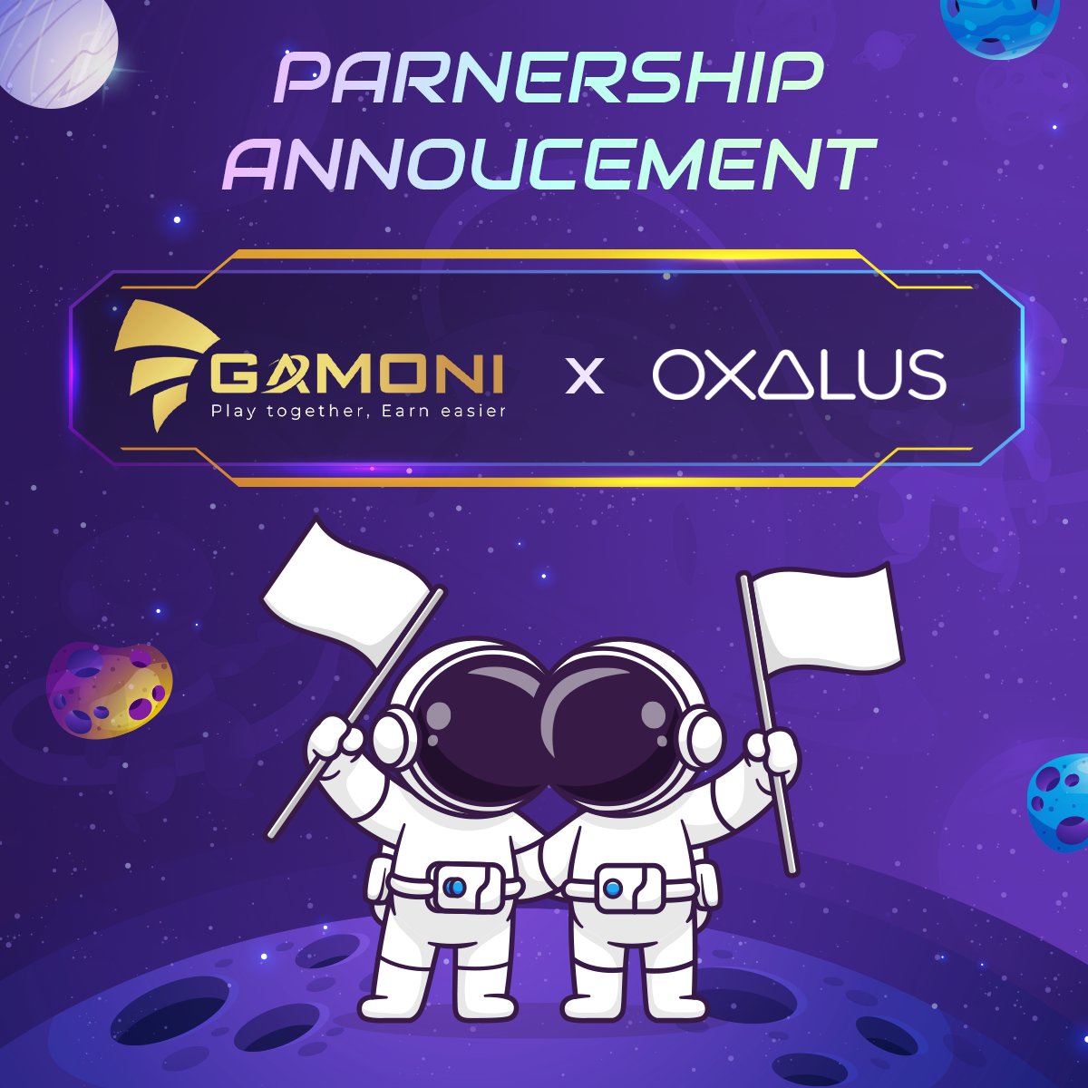 Gamoni_Platform's tweet image. Partnership Announcement: GAMONI x Oxalus

We are happy to announce that we have established a partnership with @Oxalus_Space

Oxalus's main products are Oxalus wallet, Oxalus Tracker, Oxalus games, and Oxalus Discovery

#Gamoni #Oxalus #GameFi #Blockchain #Parnership #PlayToEarn