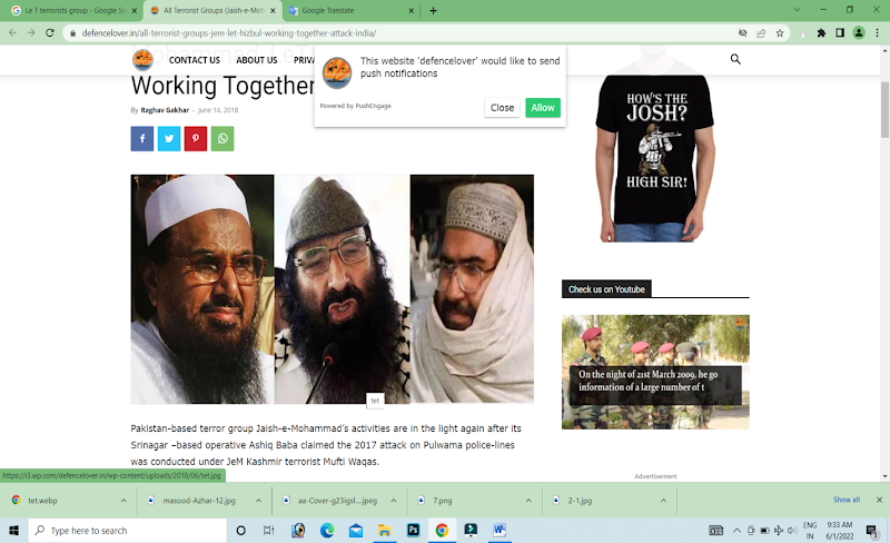 Damini_singh1's tweet photo. Pakistan ,home for global terrorist organizations i.e. HM, LeT, JeM ,Al Badr is willfully sponsoring terrorism at any cost to defame India. #PakSupportsTerror https://t.co/r6DzASYFSB
