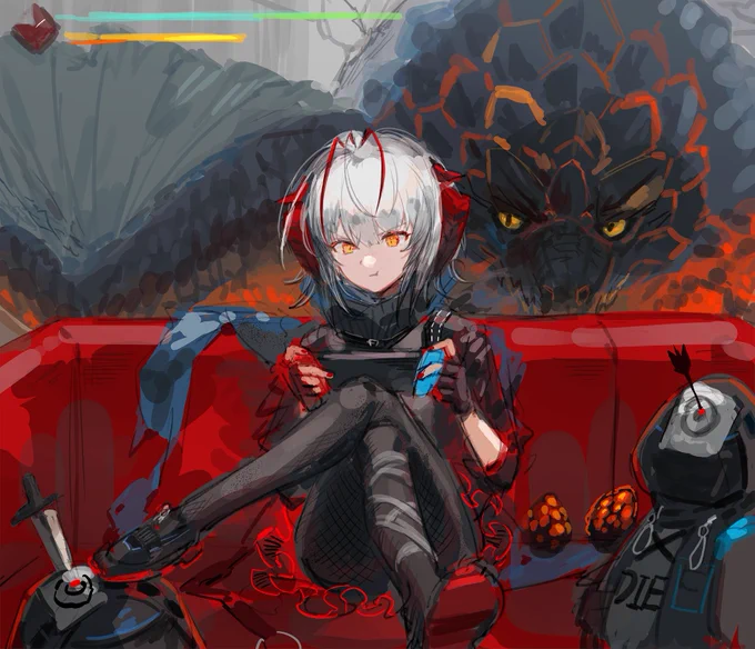 monster hunter holiday is coming...
w / arknights
bazelgeuse / monster hunter 