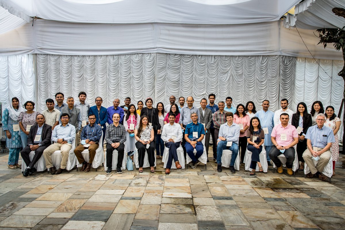 Weeklong marathon (#SANDEE 43rd Research Workshop) first in-person event after 30 months; KGM memorial lecture, 22 research projects from 9 countries, +40 participants
<a href="/subhrendukp/">Subhrendu K. Pattanayak</a> <a href="/akehaque/">A.K. Enamul Haque</a> <a href="/pranabm1/">Pranab Mukhopadhyay</a>  <a href="/atonurabbani/">Atonu Rabbani</a>  <a href="/AmjadRaj20/">Amjad Ali</a> @reshamtp <a href="/drniqbal/">Nasir Iqbal</a> <a href="/lubnanaz8/">Lubna Naz</a> <a href="/manashree_newa/">Manashree Newa</a>