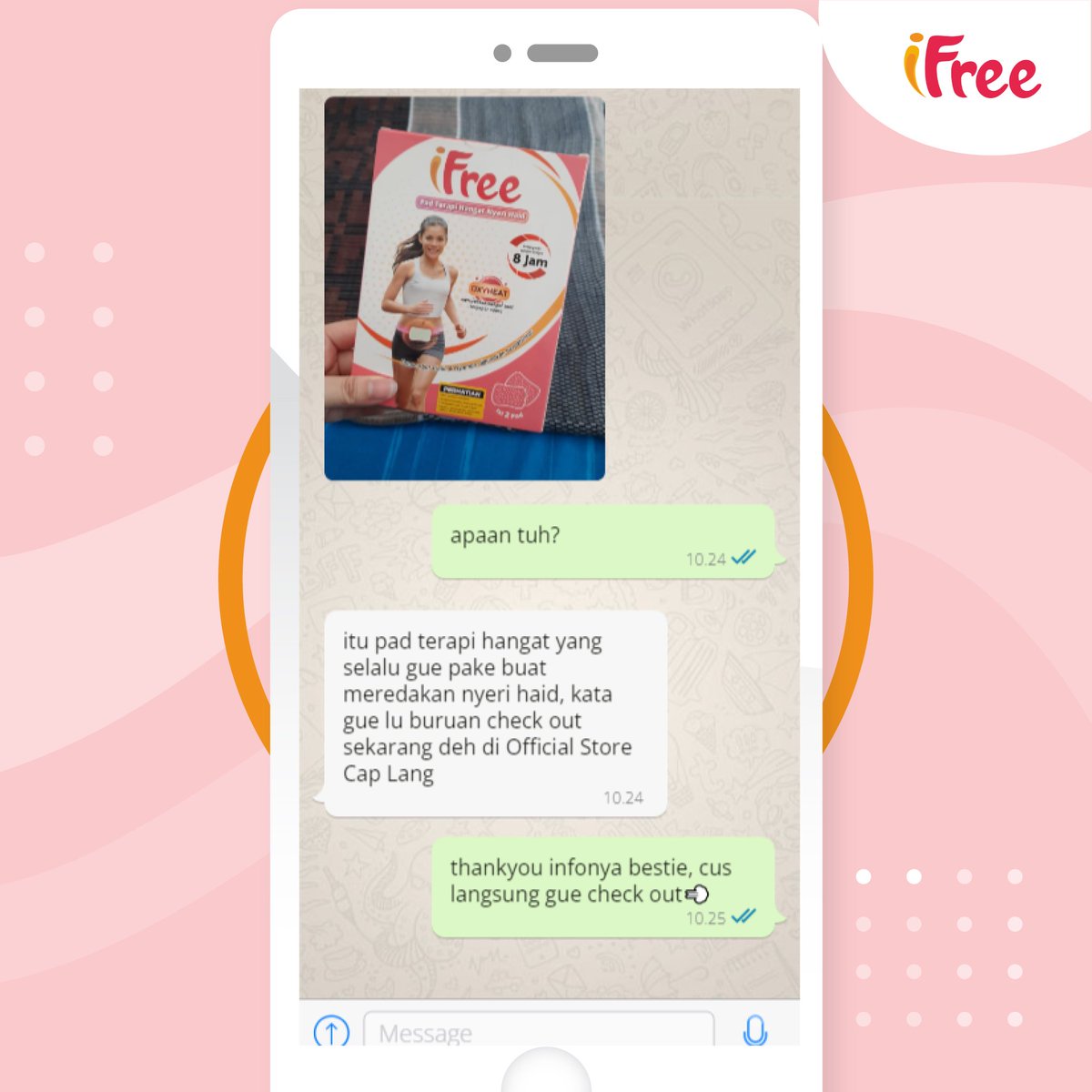 Mba_Uths's tweet photo. Masih belum percaya iFree bisa bikin nyeri haid-mu lebih baik?
Makanya cobain iFree deh biar bisa bebas beraktivitas pas datang bulan.

#iFreetobeme
#BeActive
#iFreeKnowsYouBetter https://t.co/HGqimnazeG