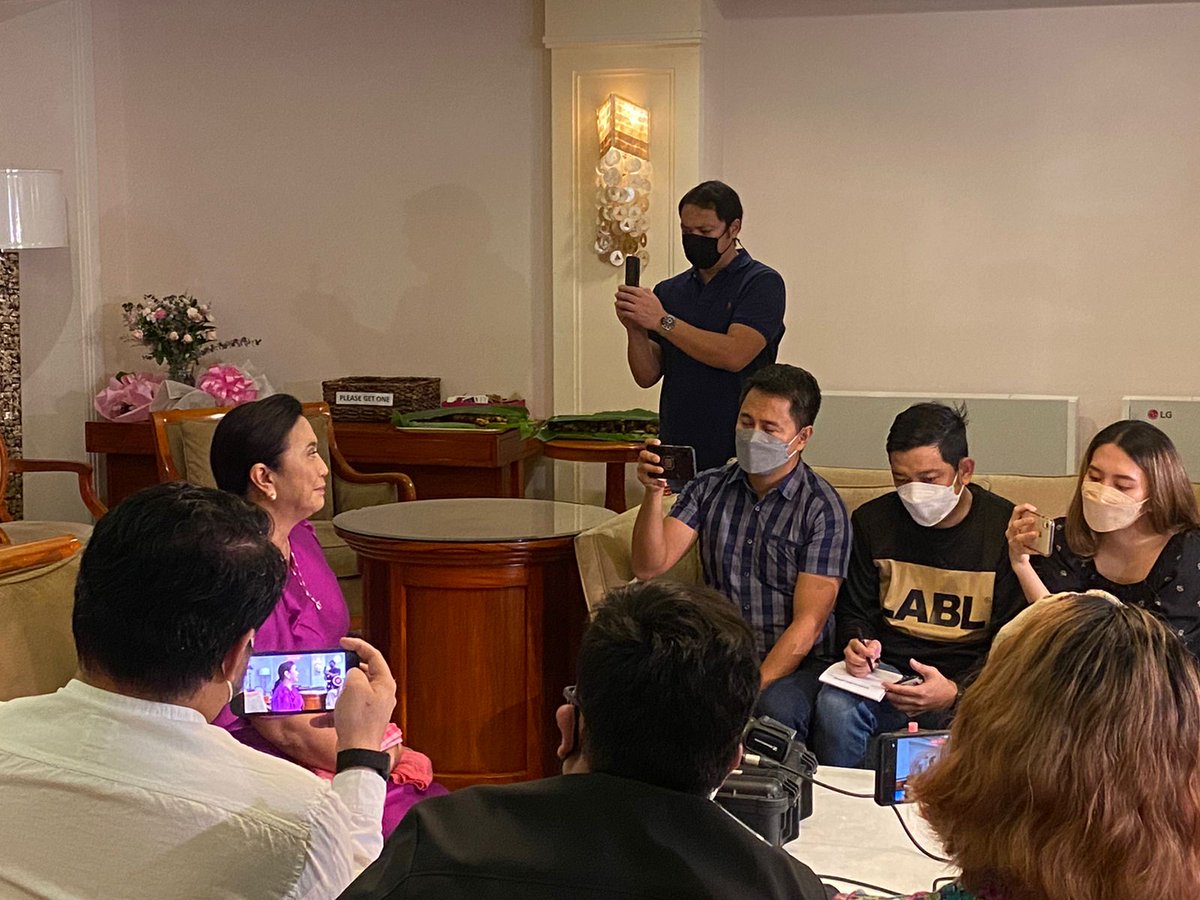 adrianayalin's tweet photo. Before leaving, VP Leni held a press conference where she said she will be focusing on health and education initiatives of Angat Buhay. VP Leni said among her most memorable experiences were her ICAD stint and the COVID-19 initiatives which also spurred volunteerism. https://t.co/UAIbyzVjYe