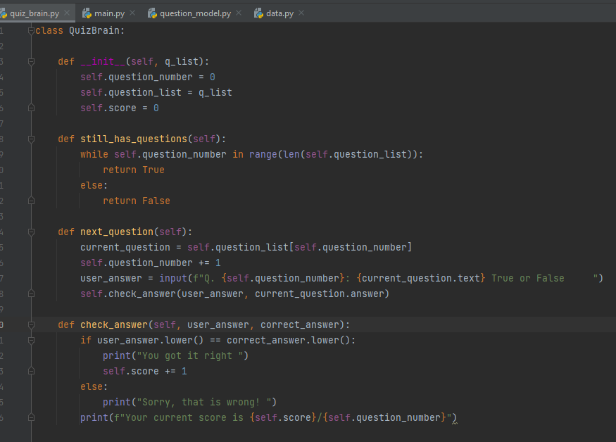 Daniel_Acvs's tweet image. Day 17, #100DaysOfCode #Python
Trying to master Python by building 100 projects in 100 days
Pushing further OOP learning
#Pythonist
#pythonlearning
