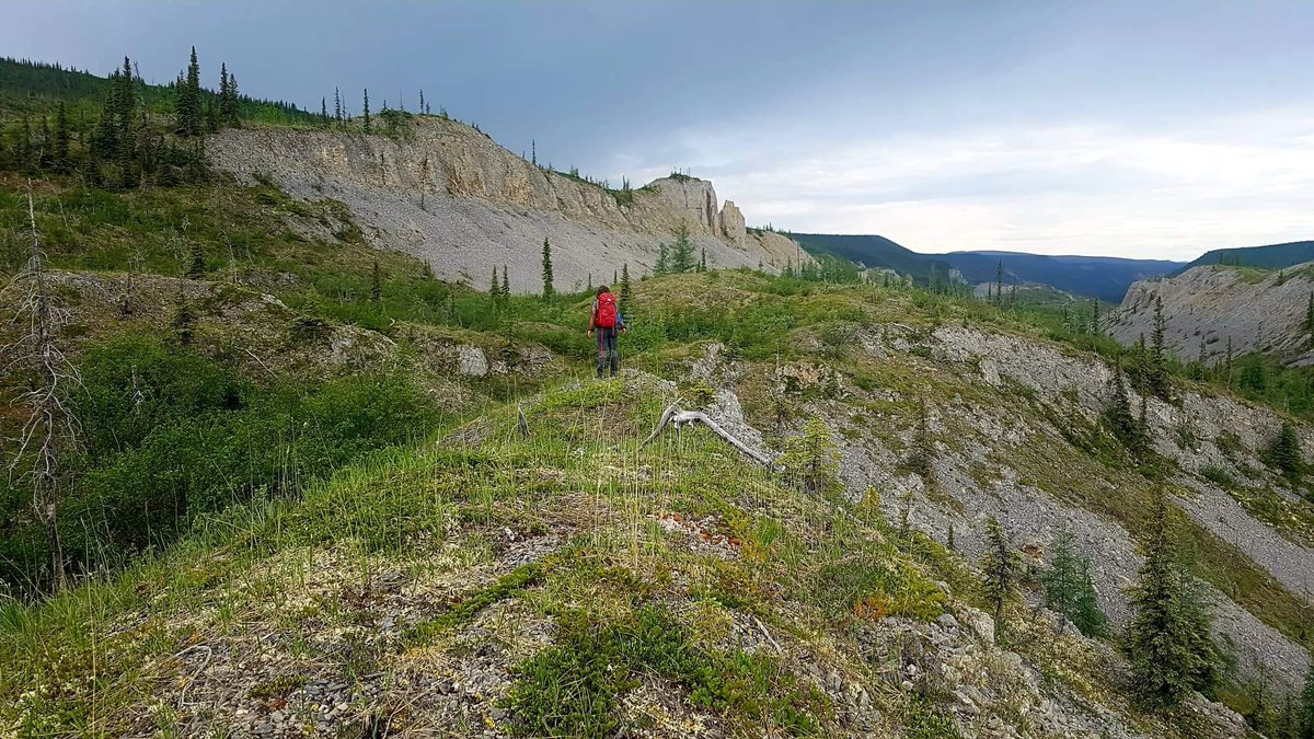 Great week of fieldwork in the Mackenzie Mountains #Sahtu region looking at past meltwater flow w/<a href="/ben_j_stoker/">Ben Stoker</a>. Funded by <a href="/mef_org/">Mount Everest Foundation</a>