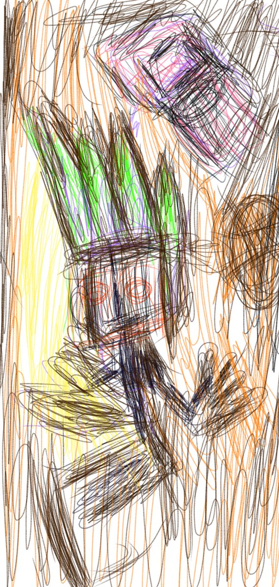 My art fingerk itching