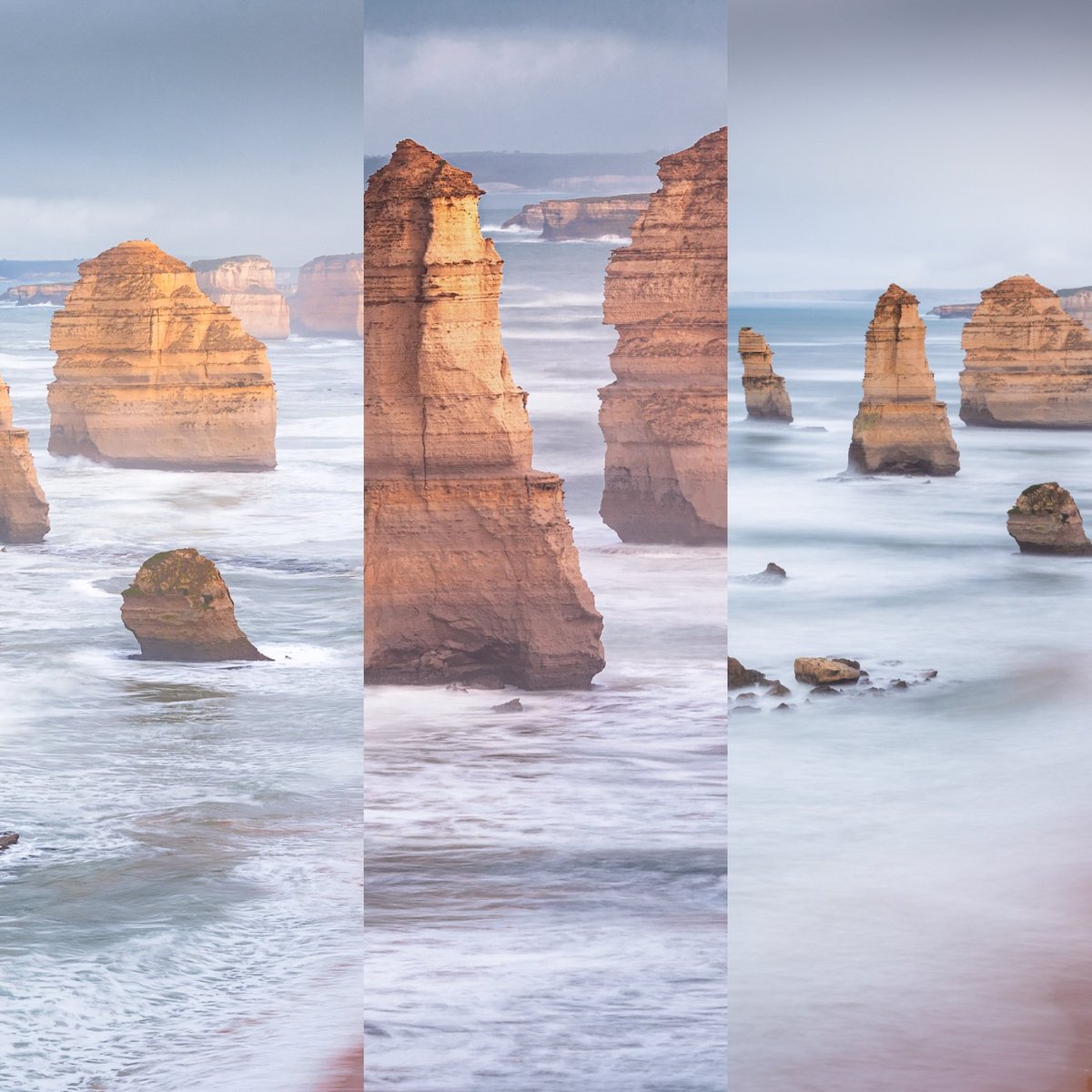Same view different techniques #seascapes