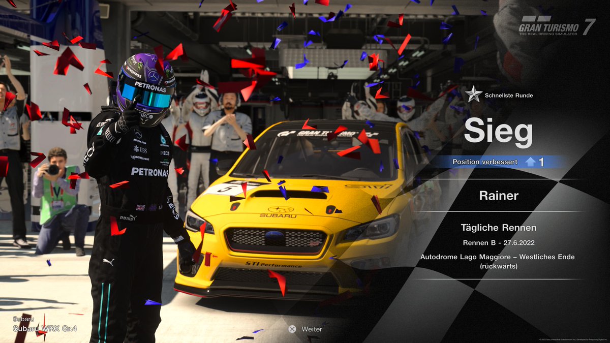 ligavoltage's tweet photo. 1st win
#PS5Share, #GranTurismo7 https://t.co/z6CVHzCnZI