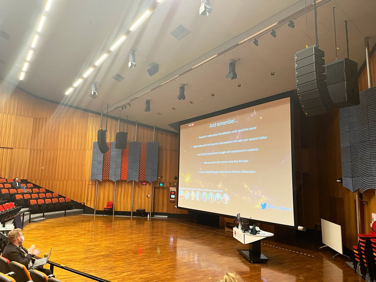 stellarkettle's tweet photo. Insightful talk from @arh_stevens at #ASAASM2022 on winning the Louis Webster Prize. Great advice on collaborating in research. https://t.co/HbJ5BxSOKk