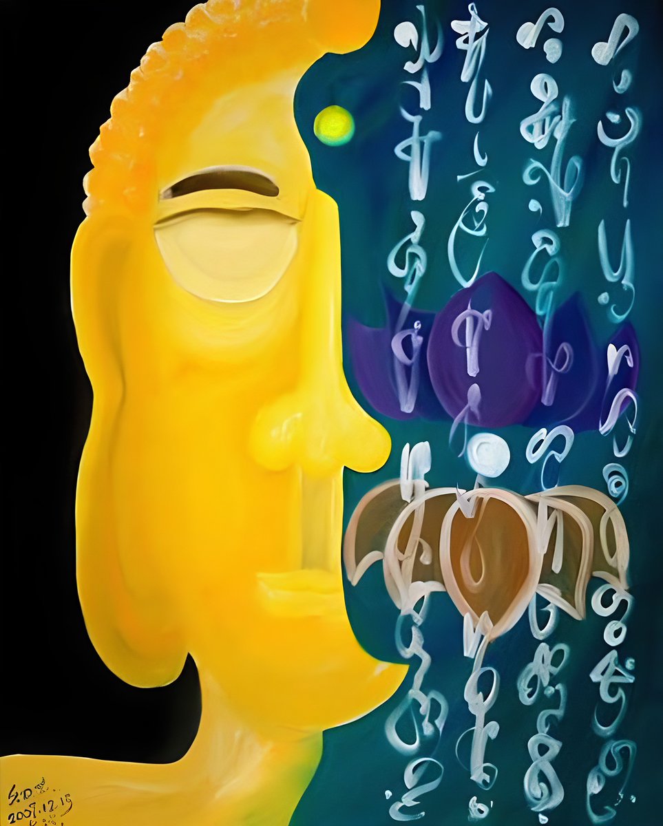 The King of Rulai Series 9 / Manifestation Arises from Mind • Mind Brings Forth Fortune
Oil on Canvas
130x162x5 cm 

#art #artist #painting #artwork #oilpainting #contemporarypainting #ArtistOnTwitter #zen #Buddhism #Buddha #Budismo #アート #芸術 #仏画 #仏教