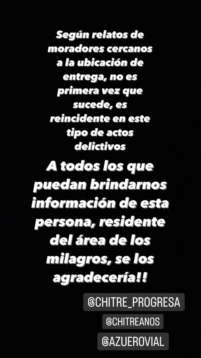 Burgermania8's tweet photo. ¡NOS ESTAFARON! Chitré, en el área de Los milagros, cualquier información que puedan brindarnos, será de mucha ayuda. Dale RT!! https://t.co/VB0qpJDTM3