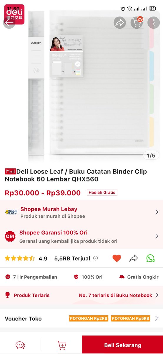 rezansta's tweet photo. @sbmptnfess kalo kamu suka simple saranku ini nder, aku udah beli yang putih bening, ringnya ga pake besi tapi plastik, jadi lebih slim, dapet kertas 60 lembar, kertasnya tebel banget, kalo mau yang warna warni juga ada, ini punya Deli belinya di oren! 🤠🙌🏻 https://t.co/AOnZzkwNR7