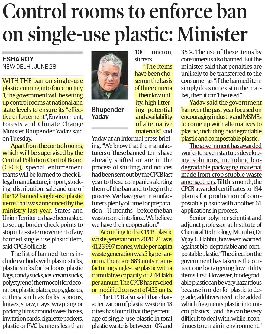 Upsc Civil Services Exam on Twitter "Control rooms to enforce ban on