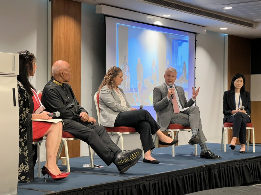 Happening now: @RickABright @RockefellerFdn discusses communities of trust during a panel on “Connecting global data in an age of distrust” at @GHS_conf #GHS2022 in Singapore
