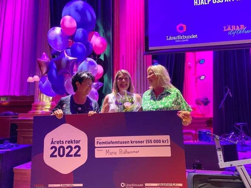 GRATTIS ÅRETS REKTOR: MARIA RISTHAMMAR ❤️❤️❤️