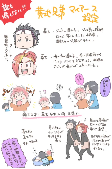随分前に描いたやつだけど、この設定でいつまでもいつまでもネチネチネチネチこねくり回してて、ほんとうに頭おかしいなわたし、って改めて思う。
本当に誰も得しねえ。 