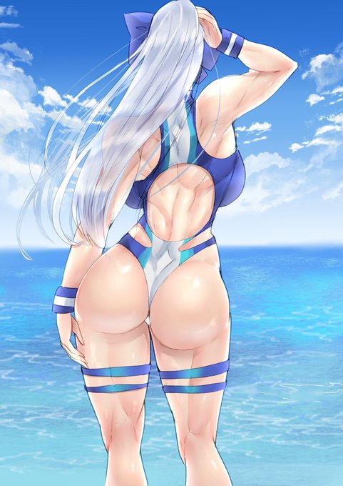 「highleg swimsuit」 illustration images(Latest)