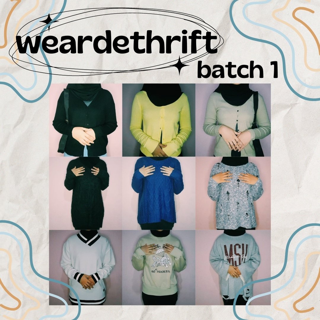weardethrift's tweet photo. jangan lupa mampir dan jajan yaa! 

https://t.co/rbzcHxuGiM https://t.co/EXgnUKTwdu