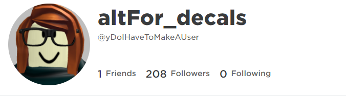 Roblox Avatar reupload