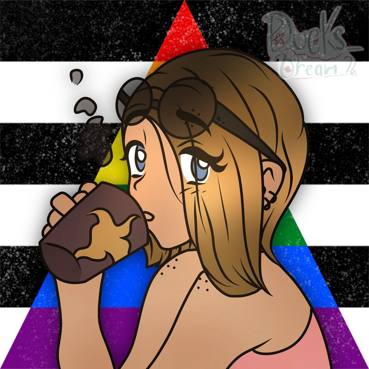 AGSDuck23's tweet photo. New Drawing!! #pride  #pridemonth #straightally #trending #art #artist https://t.co/CYeblhDeR1