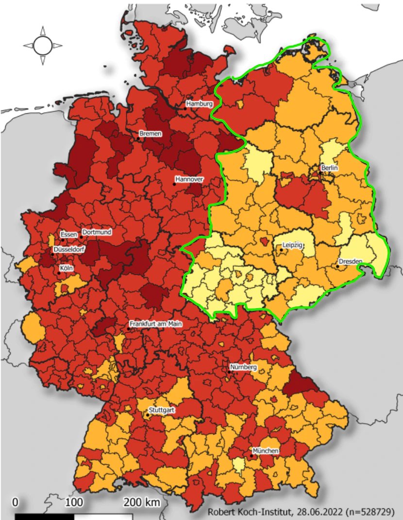 GabinJean3's tweet photo. 1/3 Allemagne: incidence des cas covid dans les 7 derniers jours.
(quand vous avez bien regardé, passez au 2ème tweet) https://t.co/fwHK9xtWGO