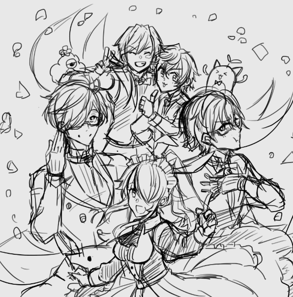 ラァフ!!!で力尽きたので後日頑張ります #wip 
