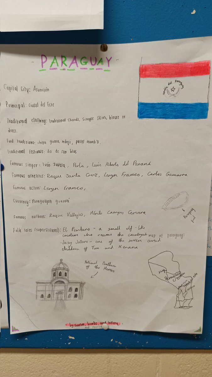 mr_sisdeli's tweet photo. S3 researching about Latin American countries. Pupils have shown me some really good work. This is my last display in Monifieth High School. 😢 @Mhsmodernlangu1 and @MonifiethHigh https://t.co/zjs4SXXGRA