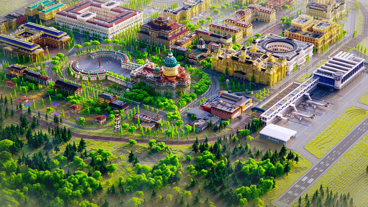 Walk &amp; explore the streets of this huge city - based on classic Italian architecture