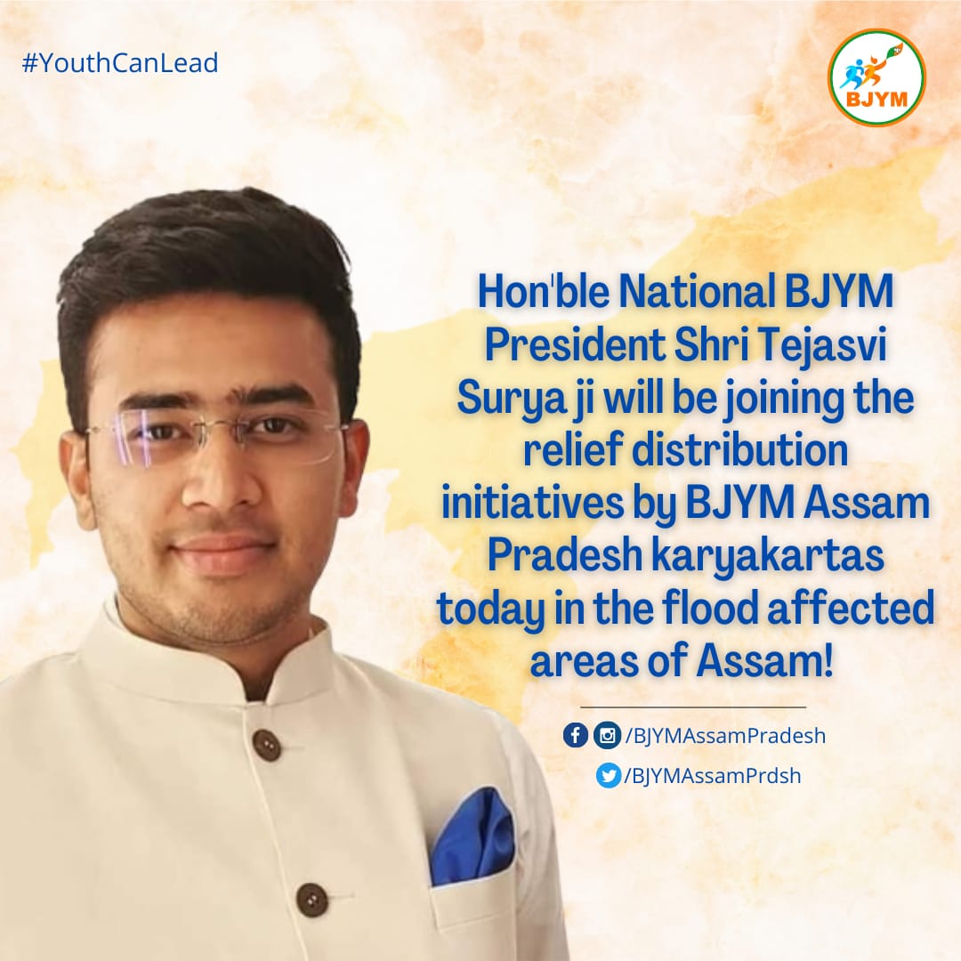 Tishunsrang1's tweet photo. #FloodInAssam
#TejasviSuryaInAssam

@BJYMAssamPrdsh 
@SidhankuBJYM https://t.co/dONySiSprF