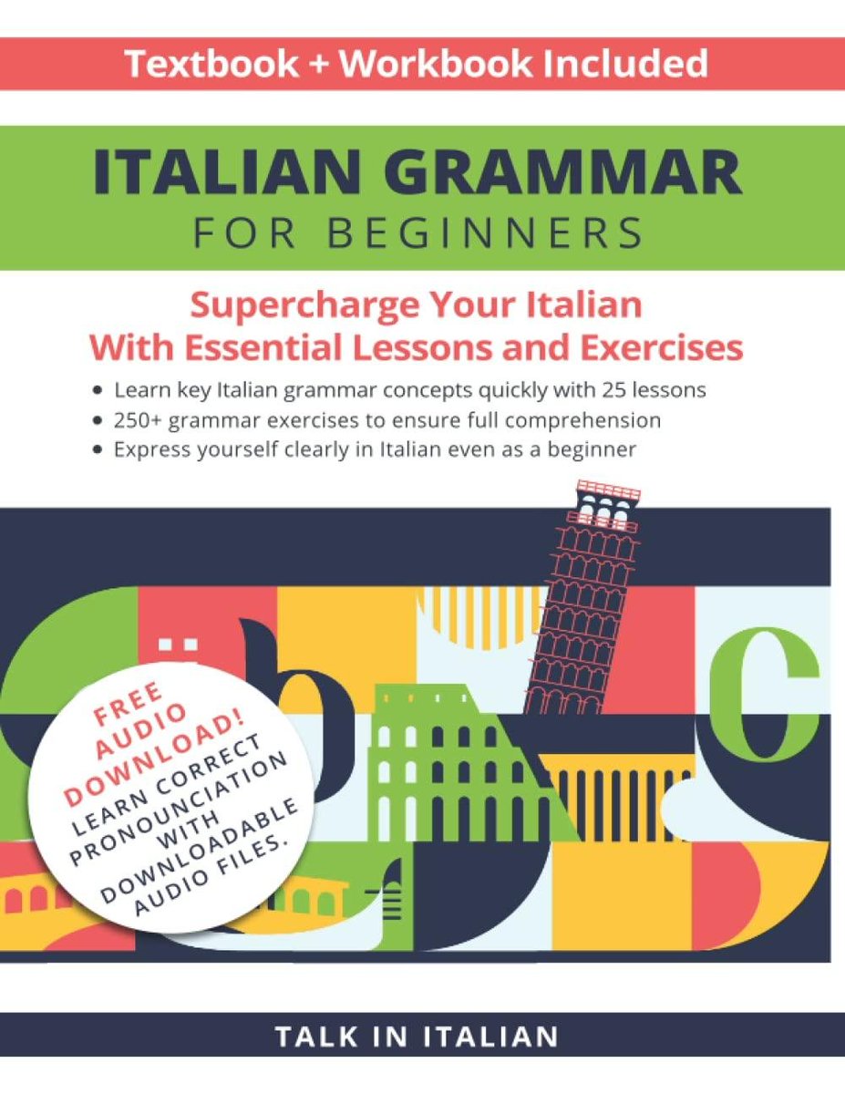 DOWNLOAD PDF Italian Grammar for Beginners Textbook + Workbook Included / Twitter