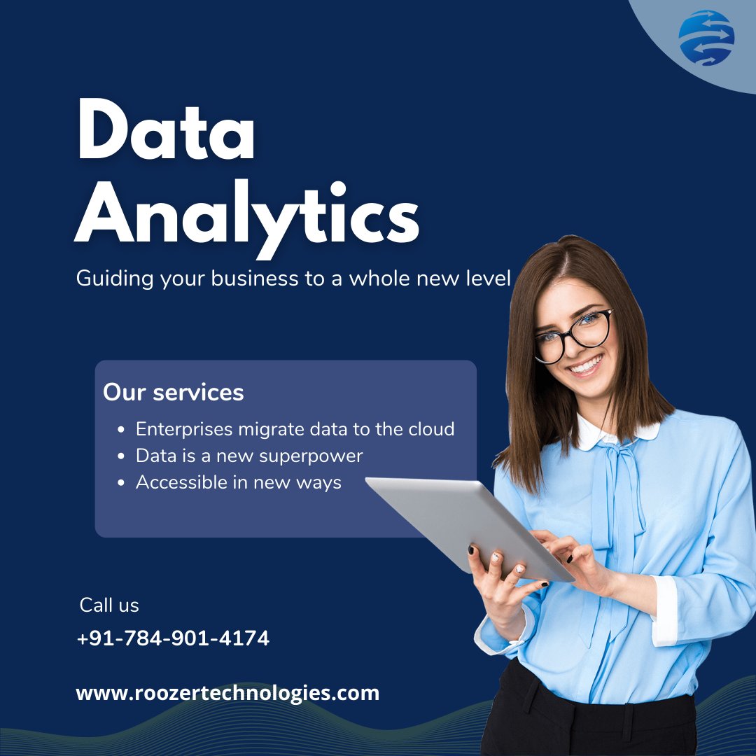 Data analytics helps associations to understand customer sentiments accurately and increase their brand loyalty, reduced market risks, and smarter decisions enabling enterprises to monetize data. for more information @roozer_tech #dataandanalytics #DataAnalyticsJobs