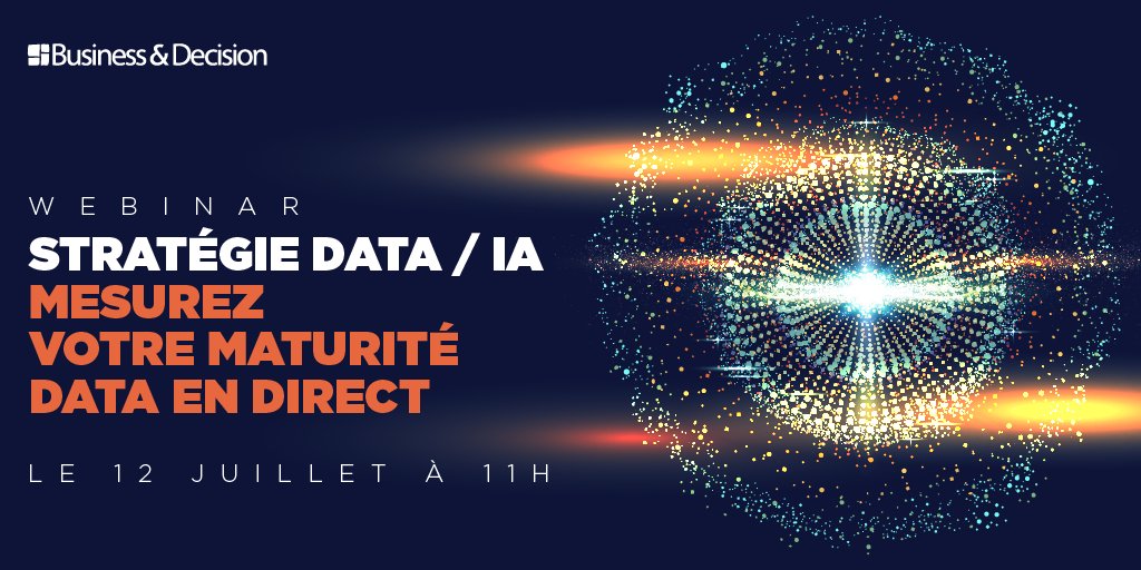 🚀 Stratégie Data / IA, mesurez votre maturité Data en direct !
📌 Vous définirez les étapes à gravir pour devenir une entreprise data-driven et ainsi aller plus haut, plus vite, plus fort 🤸

📆 Mardi 12 juillet à 11h
👉 attendee.gotowebinar.com/register/29767…