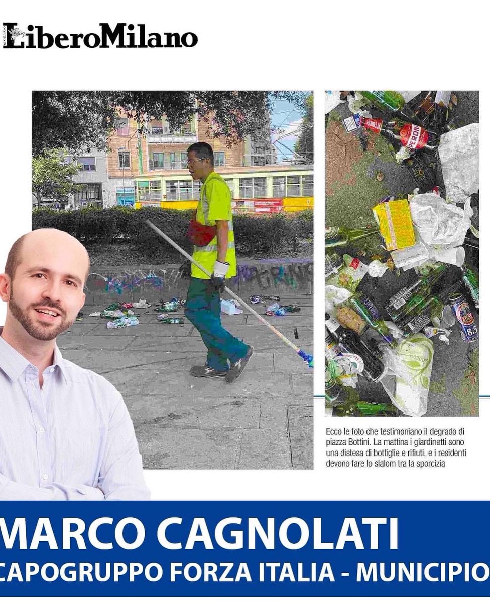 CagnolatiMarco's tweet photo. MILANO - RIFIUTI - E PUNKABBESTIA - PIAZZA BOTTINI ABBANDONATA ππππ
Anche @Libero_official riprende la denuncia che ho inviato - Info: https://t.co/JESGxTyZJn
#cagnolati #marcocagnolati #comunedimilano #municipi #Municipio #Municipio3 #degrado #sicurezza #lambratefs https://t.co/sYHmwgKkBw