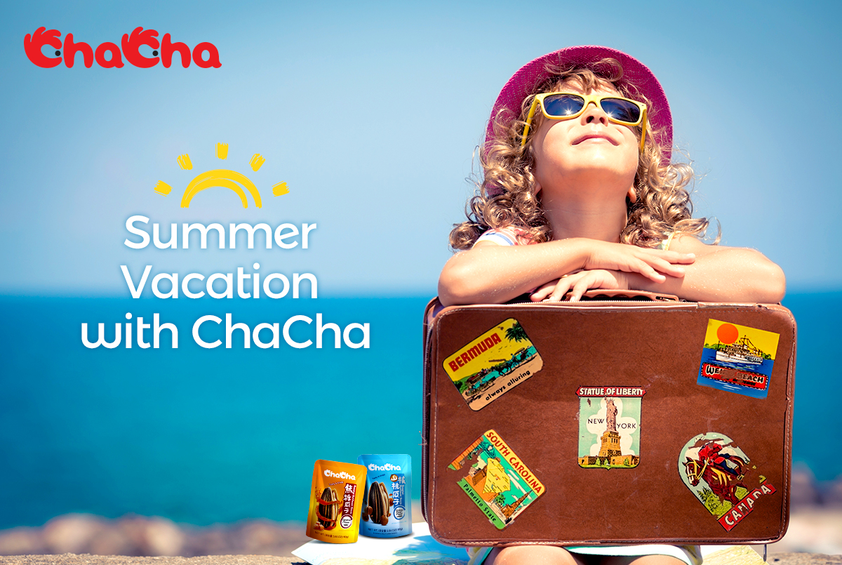Chachafood_OFCL's tweet image. It's summertime!!  How are you going to spend your summer vacation? Whether you're traveling, studying or just chilling out at home, remember... life is always better with snacks. Try a bag of our ChaCha seeds if you don't believe us!

#ChaChaOfficial
#ShareTheJoy
#MyWayMyChaCha